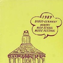 1989 Dodds-germany Honors High School Music Festival March 15 1989 00