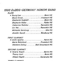 1990 Dodds-germany Honors High School Music Festival March 14 1990 10