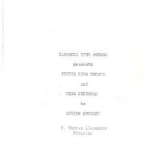 Zaragoza High School Senior High Chorus And Wind Ensemble Spring Concert Ma