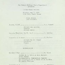 Robert College Music Department Music Festival April 27 - May 12 1975 13