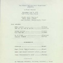 Robert College Music Department Music Festival April 27 - May 12 1975 15