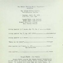 Robert College Music Department Music Festival April 27 - May 12 1975 05