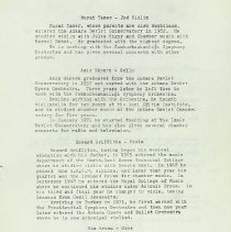 Robert College Music Department Music Festival April 27 - May 12 1975 06