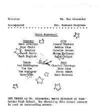 Baumholder Annual Christmas Concert December 12 1976 4