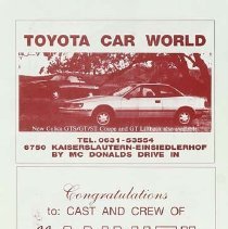 Annie Kaiserslautern High School March 12, 13, 14, 15 1986 16