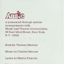 Annie Kaiserslautern High School March 12, 13, 14, 15 1986 01