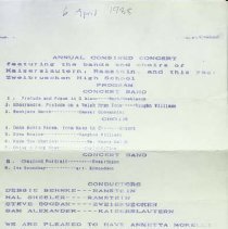 Annual Combined Concert [april 6 1988]