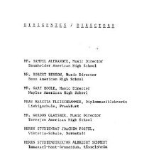 Deutsch-amerikanisches Musik-seminar Konzert April 10-15 1978 12