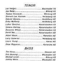 Dodds-germany High School Honors Music Festival March 18 1992 09