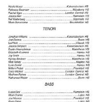 1995 Dodds-europe High School Honors Music Festival March 15 1995 10