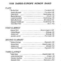 1995 Dodds-europe High School Honors Music Festival March 15 1995 11