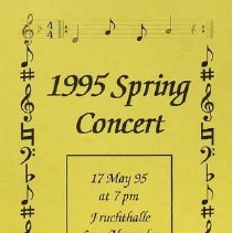 1995 Spring Concert May 17 1995 0