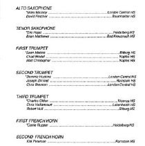 1996 Dodds-europe Honors High School Music Festival March 13 1996 14