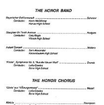 1996 Dodds-europe Honors High School Music Festival March 13 1996 09