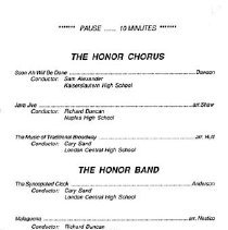 1996 Dodds-europe Honors High School Music Festival March 13 1996 10