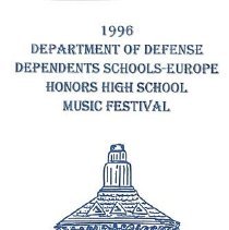 1996 Dodds-europe Honors High School Music Festival March 13 1996 00