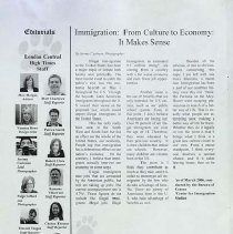 High Times London Central High School Spring 2006 01