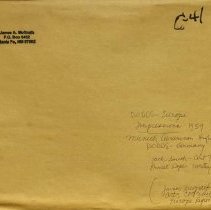 Envelope Dodds-europe Impressions Munich High School May 1959 1