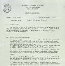 A T Mahan School Position Descriptions 11