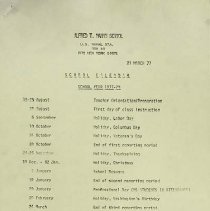 A T Mahan School Calendar Sy 1977-1978 1