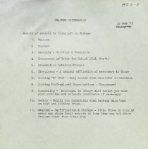 Agenda Of Remarks By Principal August 20 1973 1