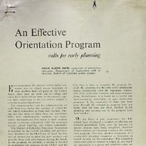 An Effective Orientation Program Nea Journal 1965 1
