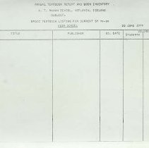 Forms Dod Iceland Schools 1970-1982 79