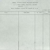Forms Dod Iceland Schools 1970-1982 25