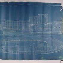 1912 Blueprints of Juneau Ferry & Navigation. Co. Ferry "Amy"