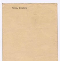 1934 Senior Year Juneau High School Report Card of Corrinne Jenne