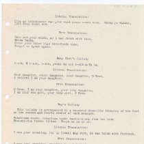 Tlingit Indian Songs, Music, Words, Translations