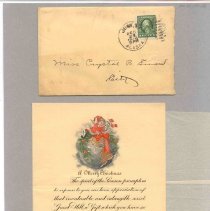 Christmas Card to Crystal Snow from B.M. Behrends