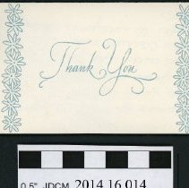 Thank You Card to Mike Kirk