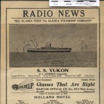 Radio News S. S. Yukon