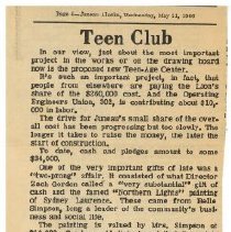 Zach Gordon Teen Club editorial May 11, 1966