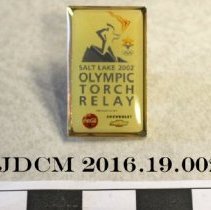 2002 Olympic Torch Relay Pin