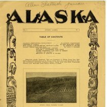 ALASKA October 1917 cover