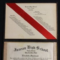 JHS Diploma 1941 - Inside