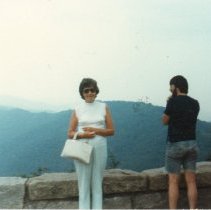 Cornelia Elmore in the Smokies, 1984