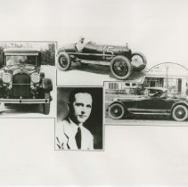 (146) 1926 Montage of E.L. Cord with Duesenberg Products