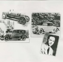 (147) 1926 Montage of E.L. Cord with Duesenberg Products