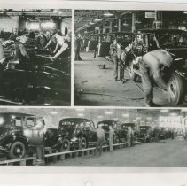 (300) 1934 Auburns Shown on the Assembly Line