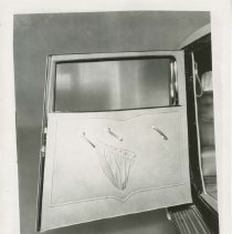 (377) 1931 Auburn 8-98 Interior, Lining of Right Front Door Only