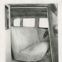 (379) 1931 Auburn 8-98 Sedan Interior, Front Compartment Upholstery