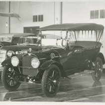 (136) 1917 Auburn Five-Passenger Touring 3/4 Front view, Left Profile, in S