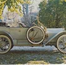 (96) 1911 Auburn Post Card, Top Down, Right Profile