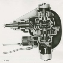 (531) 1932 Auburn Component, Reurter-Lorenzen Cutaway Drawing, Gears