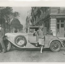 (228) 1927 Auburn Cabriolet in Rome Italy with R.S. Wiley, Export Manager