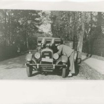 (237-1) 1927 Auburn Cabriolet on Export Tour of Europe with R.S. Wiley
