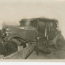 (265) Auburn Car #3 after a Wreck during Trials at Atlantic City Speedway